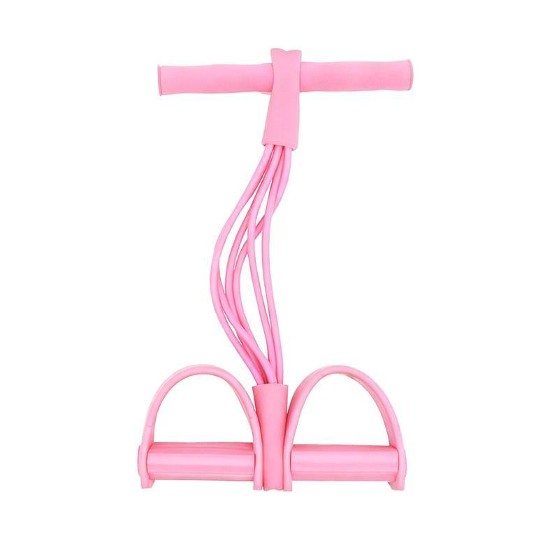 Manual Tension Pedal Elastic Band (Eco-Friendly Natural Latex) | Adjustable Resistance Yoga Stretching Band | Home Gym Arm & Waist Training Exercise Equipment