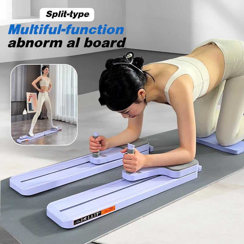 IPO Core Workout Equipment 4-In-1 Multifunctional Split Abdominal Board for Pilates Arm Strength Training Home Exercise Tummy & Bicep Trainer Push up Stand Plastic Festival Gift
