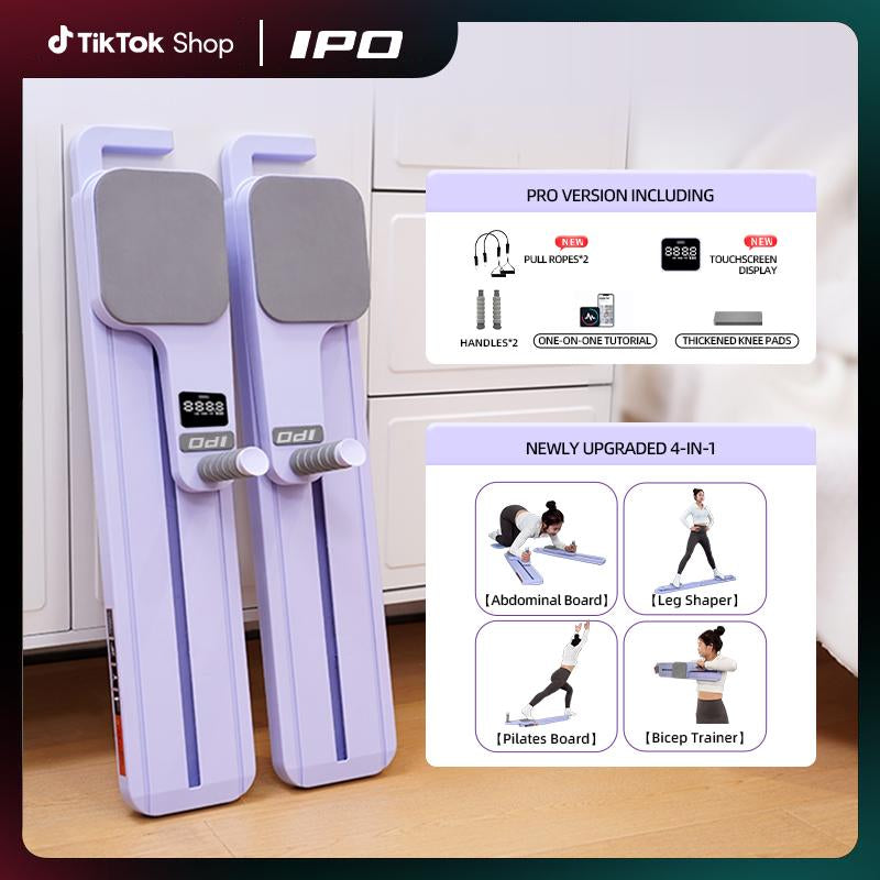 IPO Core Workout Equipment 4-In-1 Multifunctional Split Abdominal Board for Pilates Arm Strength Training Home Exercise Tummy & Bicep Trainer Push up Stand Plastic Festival Gift