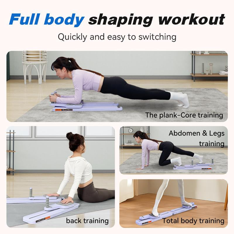 IPO Core Workout Equipment 4-In-1 Multifunctional Split Abdominal Board for Pilates Arm Strength Training Home Exercise Tummy & Bicep Trainer Push up Stand Plastic Festival Gift
